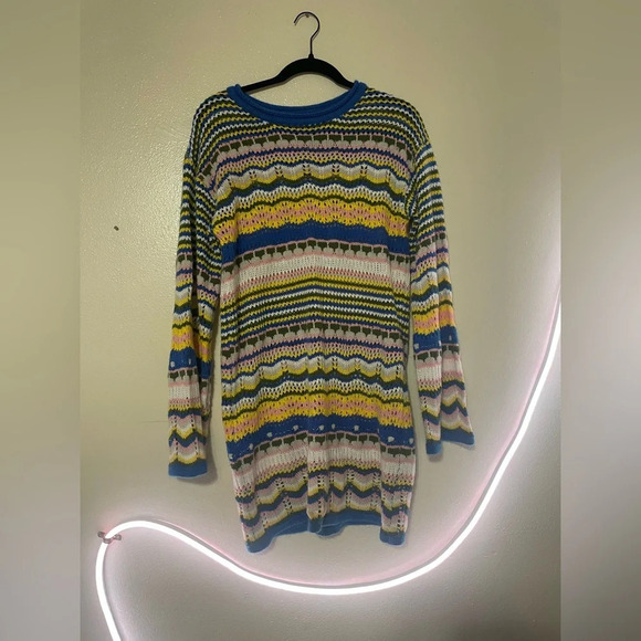 Amazon Other - Colorful Knitted Sweater Cover Up